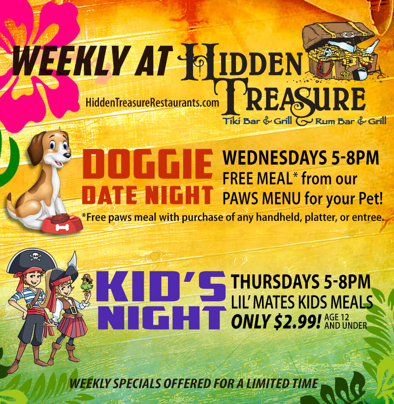 doggie date night and kids at hidden treasure restaurants