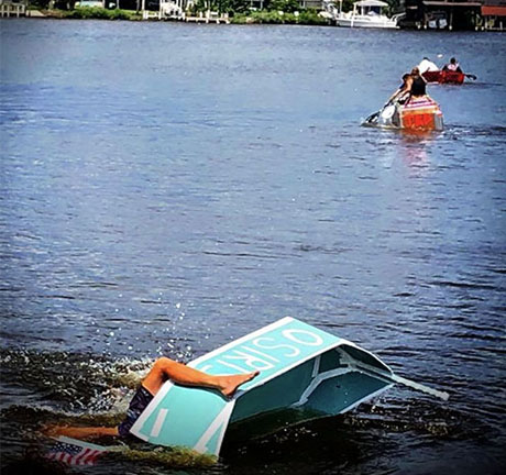 cardboard boat regatta hidden treasure port orange fl