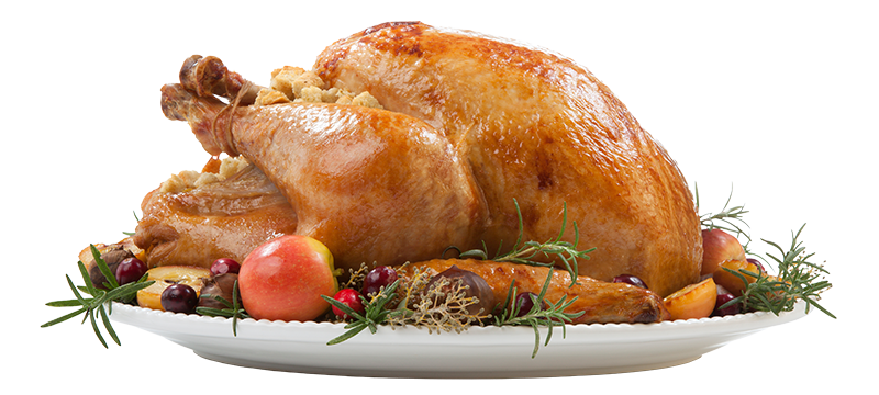thanksgiving turkey on a platter